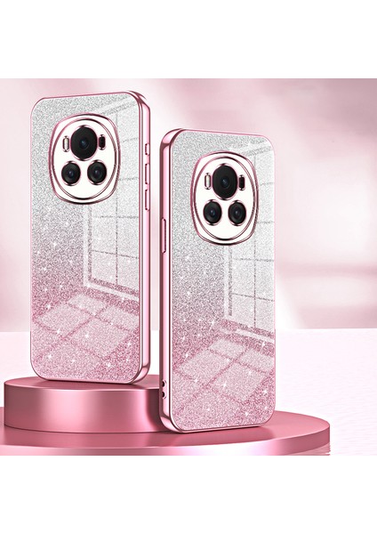 For Honor Magic6 5g Gradient Glitter Cep Telefonu Kılıfları Elektrokaplama Tpu Kabuk-Şeffaf (Yurt Dışından) fiyatları