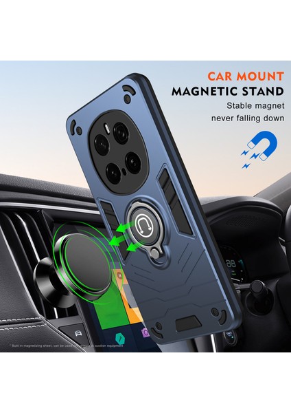 Honor Magic7 Pro 5g Kılıf Sürgülü Camshield Kickstand Pc+Tpu Telefon Kılıfı-Mavi (Yurt Dışından) indirimleri