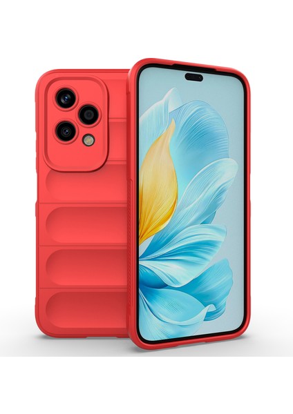 Honor 200 Lite Kılıf Tpu Sağlam Darbeye Dayanıklı Telefon Kılıfı-Kırmızı (Yurt Dışından)