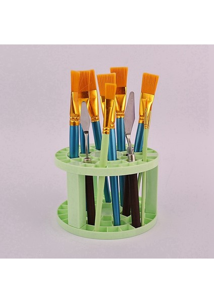 Yuvarlak Delikli Boya Fırçası Tutucu ve Düzenleyici, El Sanatları Boya ve Makyaj Fırçası Tutucu Düzenleyici, Kalem Tutucu (Yurt Dışından) fırsatları