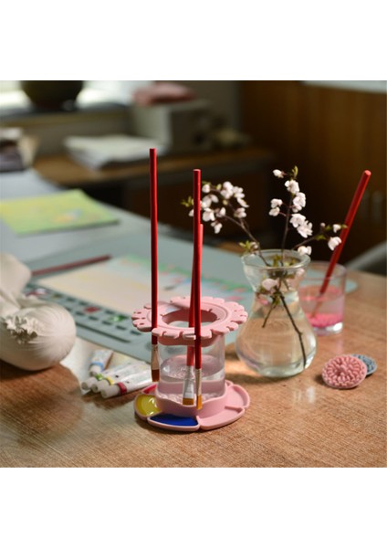 Yıkanabilir Silikon El Sanatları Grafiti Boyama Matı Kendin Yap Silikon Boyama Ovulabilir Pigment Paleti Boyama Pedi Pembe (Yurt Dışından) fırsatları