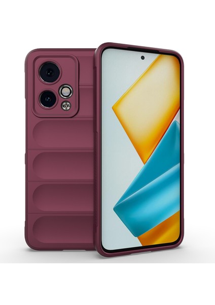 Honor 90 Gt 5g Cep Telefonu Kılıfı Çizilmeye Dayanıklı Yumuşak Tpu Telefon Arka Kapağı-Şarap Kırmızısı (Yurt Dışından)