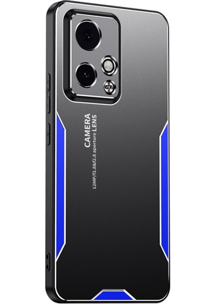 Honor 90 Gt 5g Metal Telefon Kılıfı Askeri Sınıf Darbeye Dayanıklı Kapak-Mavi (Yurt Dışından)