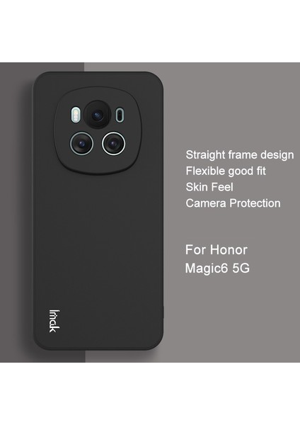 Imak Uc-4 Serisi Honor Magic6 5g Kılıf Tpu Düz Kenar Koruyucu Arka Kapak-Siyah (Yurt Dışından) fiyatları