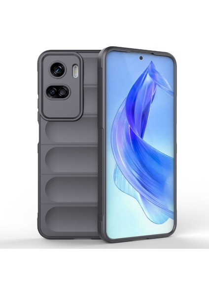 Tpu Telefon Kılıfı Honor 90 Lite 5g Sağlam Düşmeye Dayanıklı Ince Telefon Kılıfı-Koyu Gri (Yurt Dışından)
