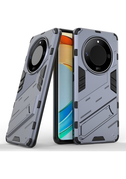 Honor X50/X9B 5g/magic6 Lite 5g Pc+Tpu Darbeye Dayanıklı Telefon Kılıfı Gizli Destekli Arka Kapak-Gri (Yurt Dışından) indirimleri
