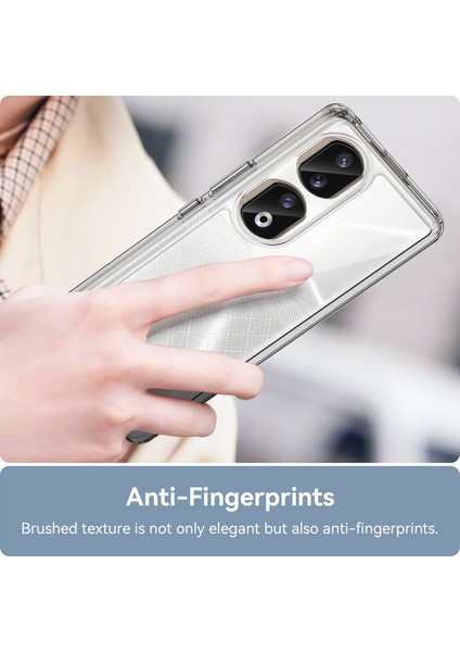 Honor 90 Pro Tpu+Akrilik Hibrit Telefon Kılıfı Şeffaf Arka Koruyucu Kapak-Şeffaf (Yurt Dışından) indirimleri