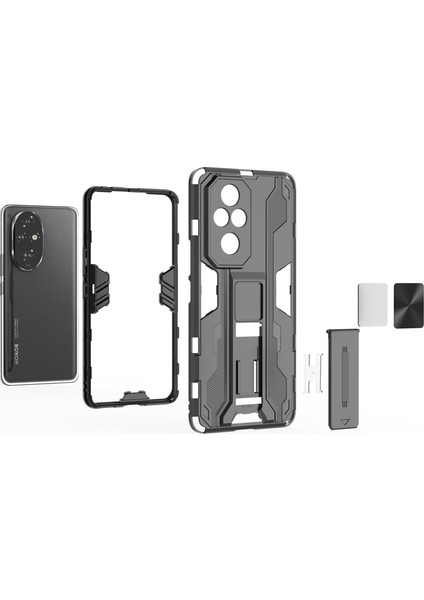 Honor 200 Pro 5g Kılıf Pc+Tpu Düşme Koruyucu Kapak Gizli Ayaklık-Yeşil (Yurt Dışından) fiyatları