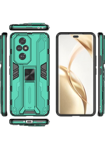 Honor 200 Pro 5g Kılıf Pc+Tpu Düşme Koruyucu Kapak Gizli Ayaklık-Yeşil (Yurt Dışından) fırsatları