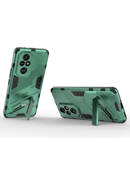 Honor 200 Pro 5g Kılıf Gizli Destek Pc+Tpu Koruyucu Telefon Kılıfı-Yeşil (Yurt Dışından) modelleri