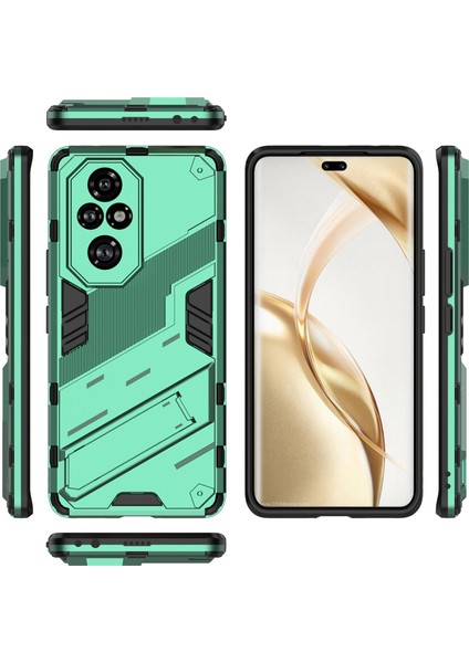 Honor 200 Pro 5g Kılıf Gizli Destek Pc+Tpu Koruyucu Telefon Kılıfı-Yeşil (Yurt Dışından) indirimleri