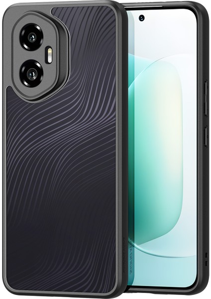 Honor 300 Kılıf Dux Ducıs Aimo Serisi Tpu+Pc Mat Düşmeye Dayanıklı Telefon Kılıfı (Reach Sertifikası)-Siyah (Yurt Dışından)