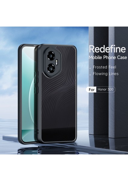 Honor 300 Kılıf Dux Ducıs Aimo Serisi Tpu+Pc Mat Düşmeye Dayanıklı Telefon Kılıfı (Reach Sertifikası)-Siyah (Yurt Dışından) modelleri