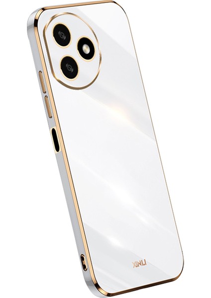 Xınlı For Honor X50I+5G Telefon Kılıfı Galvanik Yumuşak Tpu Çizilmez Kapak-Beyaz (Yurt Dışından)