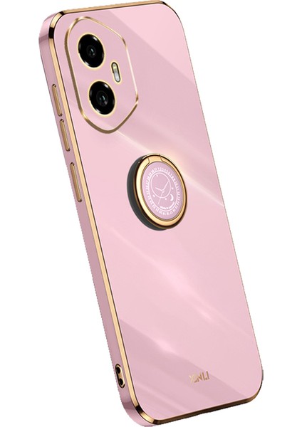 Xınlı For Honor 300 Kılıf Halka Ayaklı Elektrokaplama Tpu Telefon Kılıfı-Mor (Yurt Dışından)