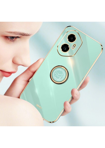 Xınlı For Honor 300 Kılıf Halka Ayaklı Elektrokaplama Tpu Telefon Kılıfı-Mor (Yurt Dışından) modelleri