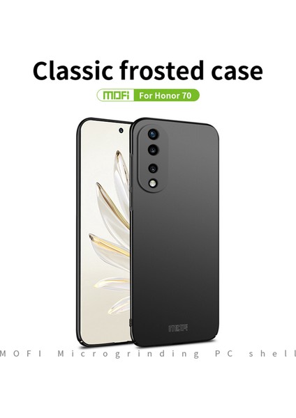 Mofı Jk Pc ​​serisi-1 Shield Honor 70 5g Aşınmaya Dayanıklı Mat Sert Pc Arka Kılıf Iyi Korunan Telefon Kılıfı Kayışlı-Siyah (Yurt Dışından) modelleri