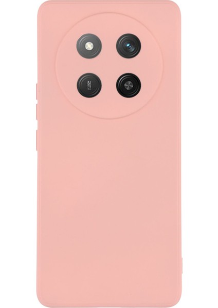 Honor X60 Pro 5G/X9C 5g Kılıf Tpu Arka Yumuşak Çizilmez Fiber Astar Telefon Kılıfı-Pembe (Yurt Dışından)