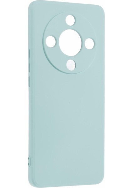 Honor X9B 5G/X50 5g/magic6 Lite 5g Tpu Kılıf Ince Fit Fiber Astarlı Telefon Kılıfı (Hassas Lens Kesiği)-Bebek Mavisi (Yurt Dışından) modelleri