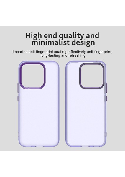 Honor X8C 4g Kılıf Pc+Tpu+Pet Mat Düşmeye Karşı Telefon Arka Kapağı-Mor (Yurt Dışından) modelleri