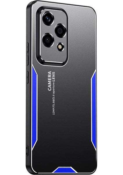 Honor 200 Lite Kılıf Alüminyum Alaşımlı Tpu Pc Cep Telefonu Kılıfı-Mavi (Yurt Dışından)