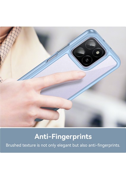 Honor X5B/X5B PLUS/X6A 4G/X6B 4g Kılıf Tpu+Akrilik Koruyucu Şeffaf Telefon Kılıfı-Mavi (Yurt Dışından) indirimleri