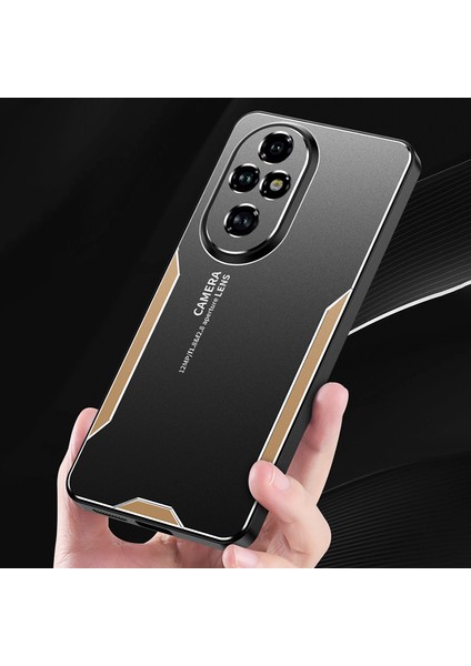 Honor 200 Pro 5g Koruyucu Kılıf Alüminyum Alaşımlı Tpu Pc Telefon Kılıfı-Altın (Yurt Dışından) fırsatları