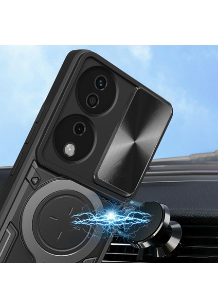 Honor X7B 4g/90 Akıllı Kılıf Tpu+Pc Destekli Askeri Sınıf Darbeye Dayanıklı Telefon Kılıfı-Mor (Yurt Dışından) indirimleri