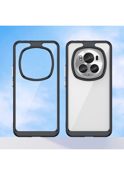 Honor Magic6 Pro 5g Tpu+Akrilik Kılıf Şeffaf Arka Telefon Kılıfı-Siyah (Yurt Dışından) fiyatları