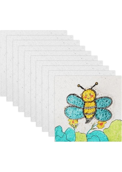 Sihirli Köpük Dokulu Kağıt, Beyaz Selüloz Kart Köpük Dokulu Çizim Kağıdı, Kendin Yap Sanat, Çocuk ve El Sanatları Malzemeleri (Yurt Dışından) fiyatları