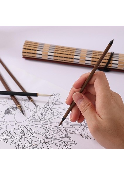 Geleneksel Çin Fırçaları - Uzun Ömürlü Çin Sanat Fırçaları, Çizim ve Çin Fırça Boyama Için Çok Amaçlı Fırçalar (Yurt Dışından) indirimleri