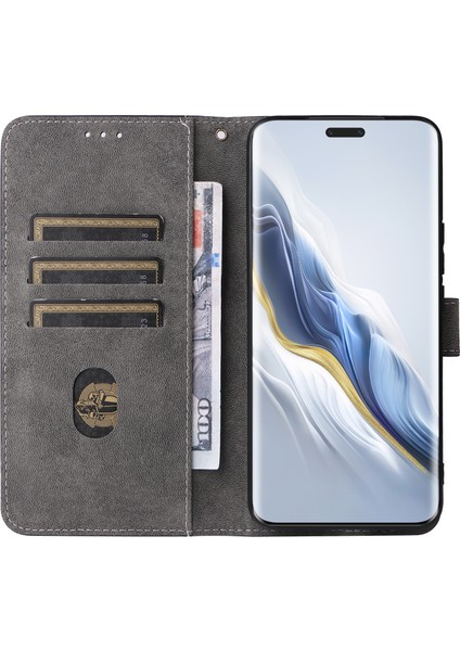 Honor Magic6 Pro 5g Kılıf Rfıd Engelleme Pu Deri Cüzdan Telefon Kılıfı-Yeşil (Yurt Dışından) modelleri