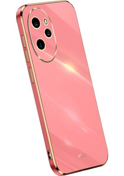 Xınlı For Honor 100 Pro 5g Kapak Elektrokaplama Düşmeye Karşı Cep Telefonu Kılıfı-Kırmızı (Yurt Dışından)