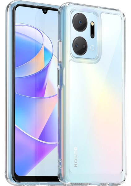 Honor X7A 5g Şeffaf Telefon Kılıfı Tpu+Akrilik Düşmeye Karşı Cep Telefonu Kılıfı-Şeffaf (Yurt Dışından)