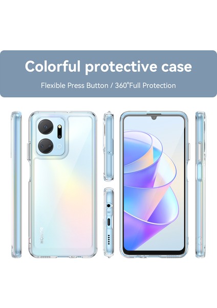 Honor X7A 5g Şeffaf Telefon Kılıfı Tpu+Akrilik Düşmeye Karşı Cep Telefonu Kılıfı-Şeffaf (Yurt Dışından) fiyatları