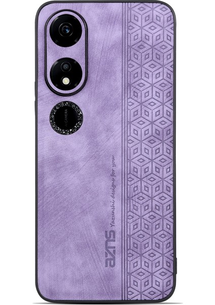 Azns For Honor Play 40 Çizilmez Pu Deri+Tpu Telefon Kılıfı Baskılı Desen Kabuk Kapağı-Mor (Yurt Dışından) modelleri