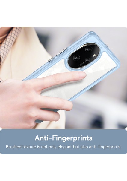 Honor 100 Pro 5g Kılıf Renkli Çerçeve Tpu+Akrilik Telefon Kılıfı-Mavi (Yurt Dışından) indirimleri