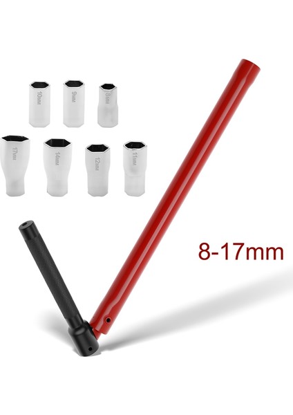 Karbon Çelik Musluk Anahtarı Adaptör Seti Mutfak Banyo Lavabo Musluk Vanaları Montaj ve Sökme Anahtar Aracı 8-17MM (Yurt Dışından) modelleri