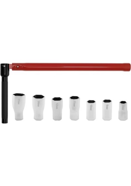 Karbon Çelik Musluk Anahtarı Adaptör Seti Mutfak Banyo Lavabo Musluk Vanaları Montaj ve Sökme Anahtar Aracı 8-17MM (Yurt Dışından) indirimleri