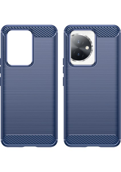 Honor 100 5g Fırçalanmış Telefon Kılıfı Çizilmez Yumuşak Tpu Kapak-Mavi (Yurt Dışından) indirimleri