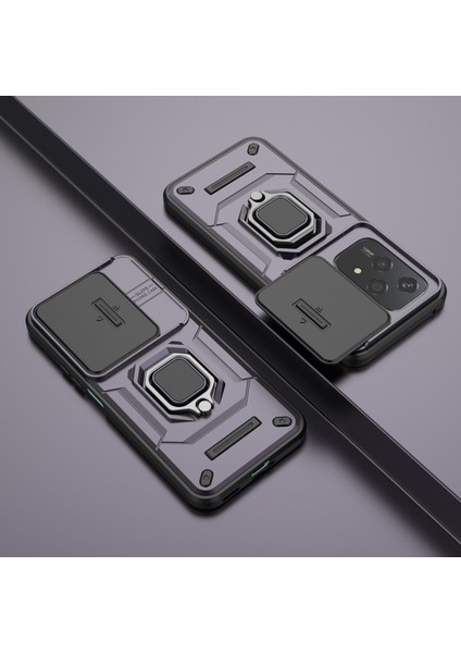Honor 200 Lite Kılıf Lens Kapağı Ayaklı Pc+Tpu Telefon Kabuğu-Mor (Yurt Dışından) indirimleri