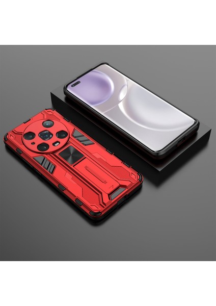 Honor Magic4 Pro 5g Hibrit Kickstand Telefon Kılıfı Sert Pc Yumuşak Tpu Şok Emici Kapak-Kırmızı (Yurt Dışından) indirimleri