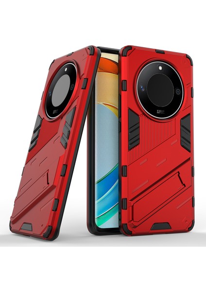 Honor X50/X9B 5g/magic6 Lite 5g Pc+Tpu Darbeye Dayanıklı Telefon Kılıfı Gizli Destekli Arka Kapak-Kırmızı (Yurt Dışından) indirimleri