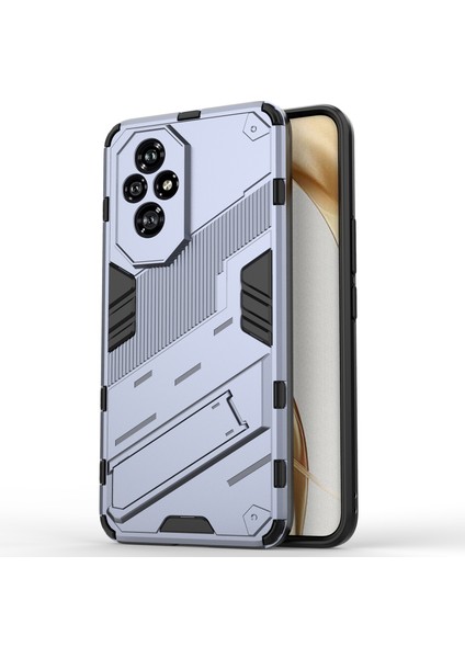 Honor 200 5g Kılıf Gizli Destek Pc+Tpu Koruyucu Telefon Kılıfı-Gri (Yurt Dışından)