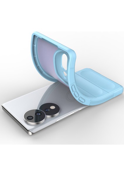 Honor 80 5g Sağlam Arka Kapak Düşmeye Dayanıklı Esnek Tpu Darbeye Dayanıklı Telefon Kılıfı-Açık Mor (Yurt Dışından) fiyatları