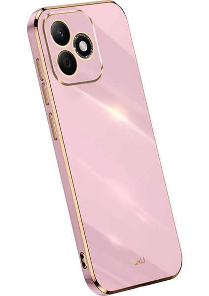 Xınlı For Honor X60I 5g Kılıf Tpu Telefon Kılıfı Galvanik Çerçeveli-Mor (Yurt Dışından)