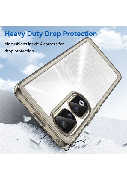 Honor 90 Pro Tpu+Akrilik Hibrit Telefon Kılıfı Şeffaf Arka Koruyucu Kapak-Şeffaf Gri (Yurt Dışından) modelleri
