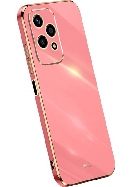 Xınlı For Honor 200 Lite Darbeye Dayanıklı Kılıf Galvanik Kenar Tpu Telefon Kılıfı-Kırmızı (Yurt Dışından)