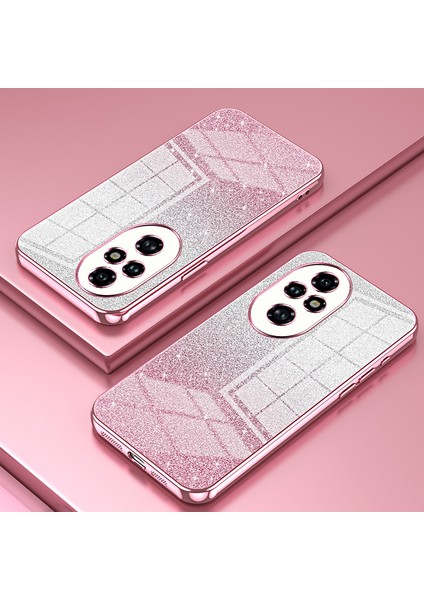 Honor 200 Pro 5g Kılıf Bling Degrade Parıltılı Yumuşak Tpu Telefon Kılıfı-Pembe (Yurt Dışından) fiyatları