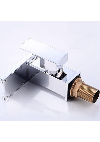 Lavabo Çıkışı, Banyo Tek Sıcak ve Soğuk Su Çıkışı, Renk Değiştiren Kare Lavabo Banyo Dolabı Çıkışı (Gümüş) (Yurt Dışından) indirimleri